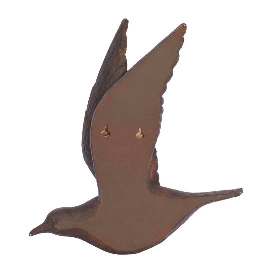 Brown Metal Farmhouse Birds Wall Decor Set